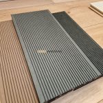 WPC teraszburkolat standard világos antracit műanyag klipszes rendszer