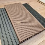 WPC teraszburkolat standard csokibarna fém klipszes rendszer