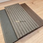 WPC teraszburkolat standard gesztenyebarna fém klipszes rendszer