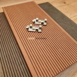 WPC teraszburkolat standard vörös fenyő fém klipszes rendszer