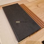 WPC kerítés bordázott antracit 2,9m léc