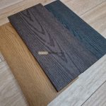 WPC kerítés faerezetes barna 5,8m léc