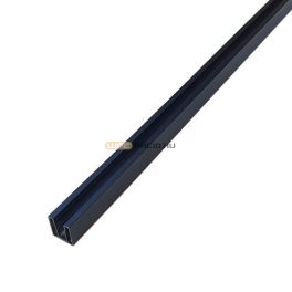  Alumínium záró profil fekete - 5,8 m hosszú 