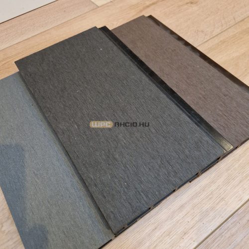 WPC kerítés zárt antracit 5,8m léc